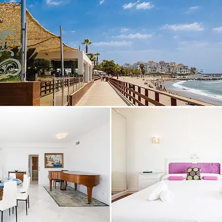 Home, With Direct Access To The Beach, Sea Views And South Facing, In Puerto Banus Apartment